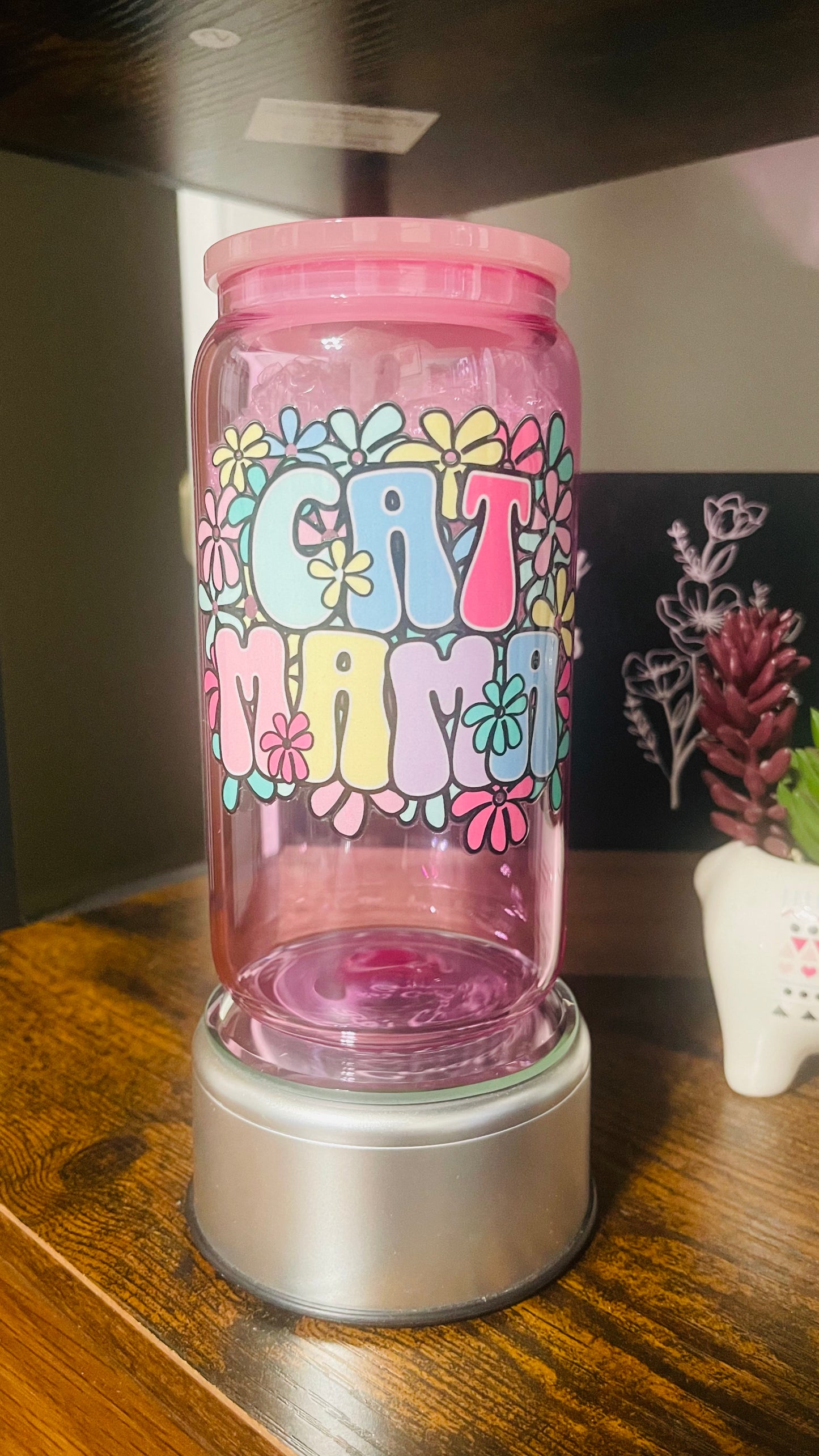 Cat Mom Pink