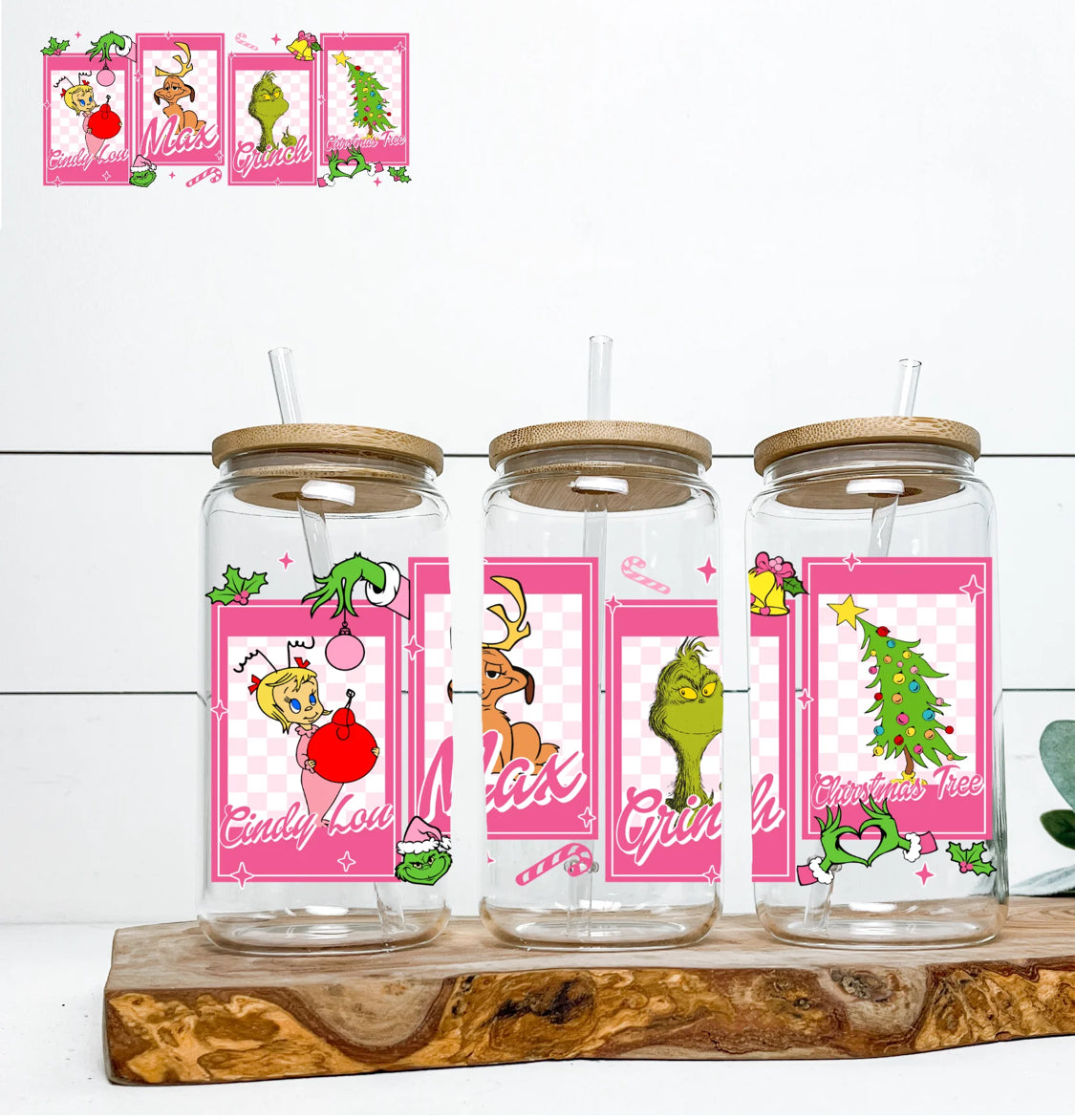 Pink Green Christmas
